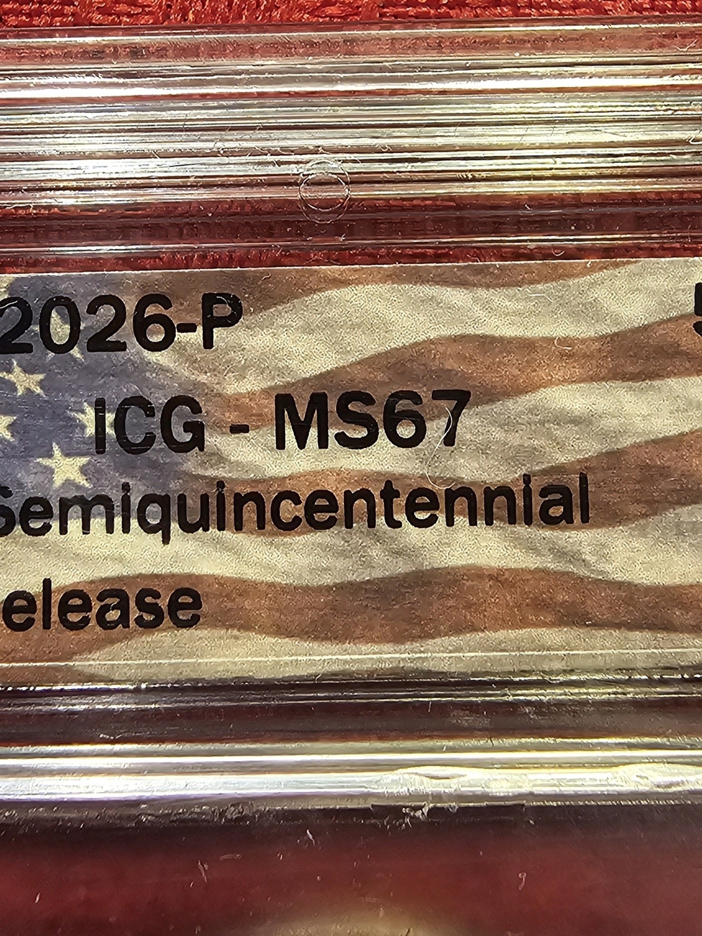 Enduring Liberty 1776-2026 Half Dollar, ICG MS67 - Picture 3 of 3